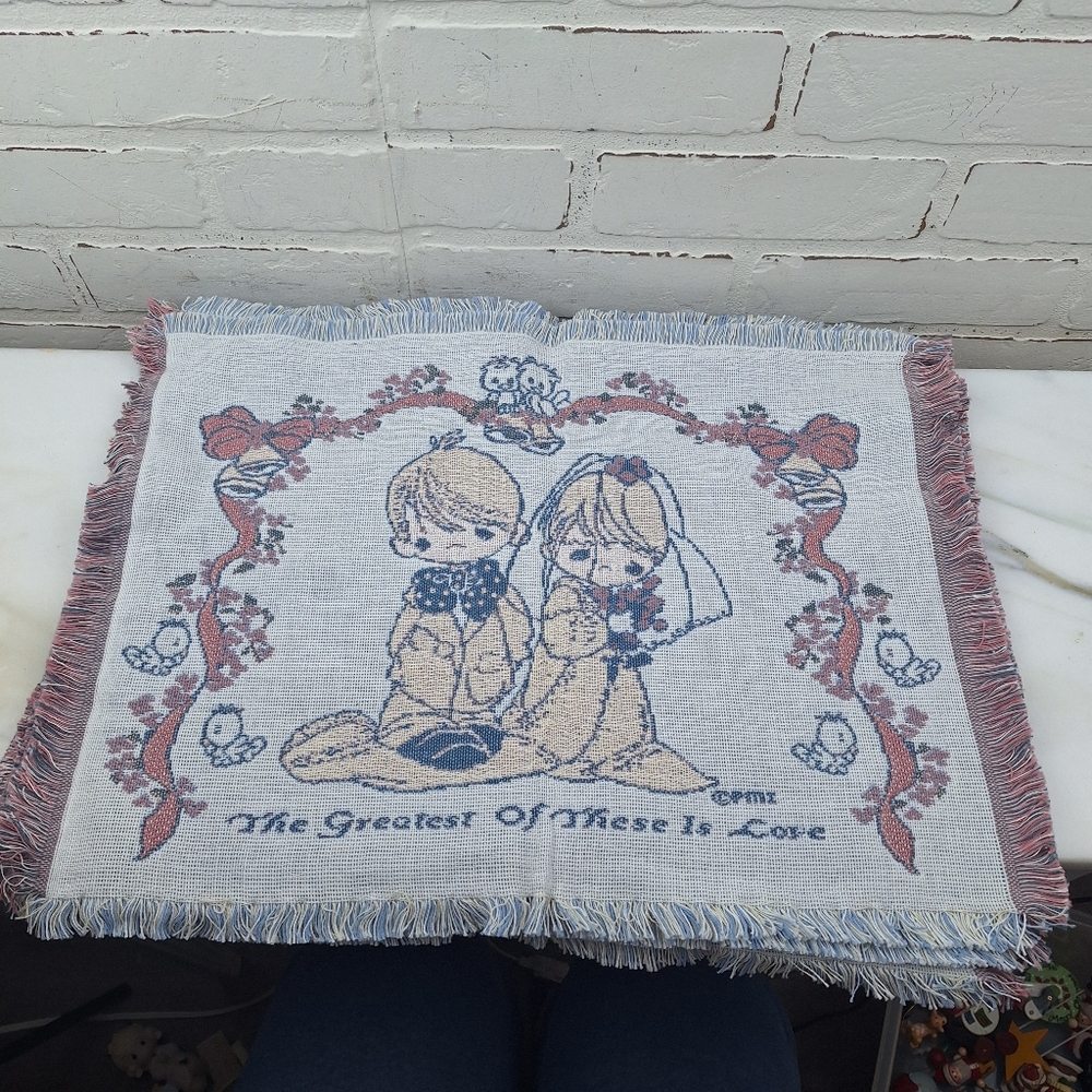 Set Of 4 Vintage New Old Stock,  Tapestry Placemats, Precious Moments